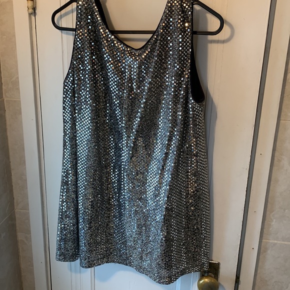 Vintage Algo Sequined Tank Top - Picture 3 of 7